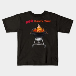 BBQ party Time Kids T-Shirt